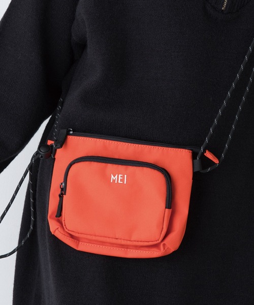 MEI（メイ）の「【MEI/メイ】ミニショルダーバッグ（ショルダーバッグ・レディース・ベージュ/ブラック/オレンジ/グレー・F）」の11枚目の写真