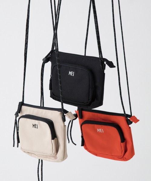 MEI（メイ）の「【MEI/メイ】ミニショルダーバッグ（ショルダーバッグ・レディース・ベージュ/ブラック/オレンジ/グレー・F）」の13枚目の写真