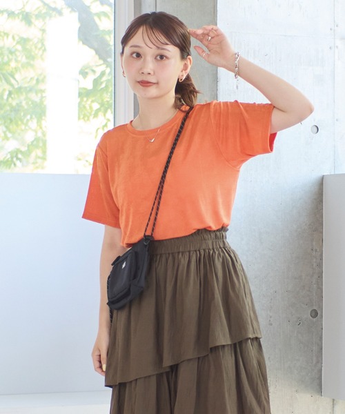 MEI（メイ）の「【MEI/メイ】ミニショルダーバッグ（ショルダーバッグ・レディース・ベージュ/ブラック/オレンジ/グレー・F）」の18枚目の写真