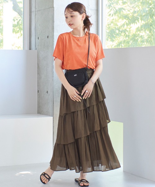 MEI（メイ）の「【MEI/メイ】ミニショルダーバッグ（ショルダーバッグ・レディース・ベージュ/ブラック/オレンジ/グレー・F）」の19枚目の写真