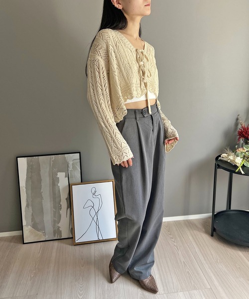 最新カタログ掲載FOXEY レディジュエルニットボレロ　新同40グレージュ Cardigan – FOXEY 公式オンラインブティック
