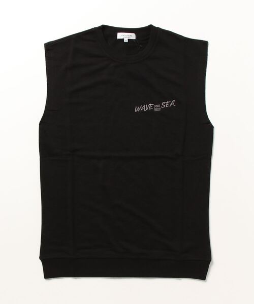EVOLUTION(エボリューション)の「夏に最適なノースリーブベスト ノースリーブTシャツ(Tシャツ/カットソー・メンズ・オフホワイト/ブラック/ライトグレー・MEDIUM/LARGE/X-LARGE)」の3枚目の写真