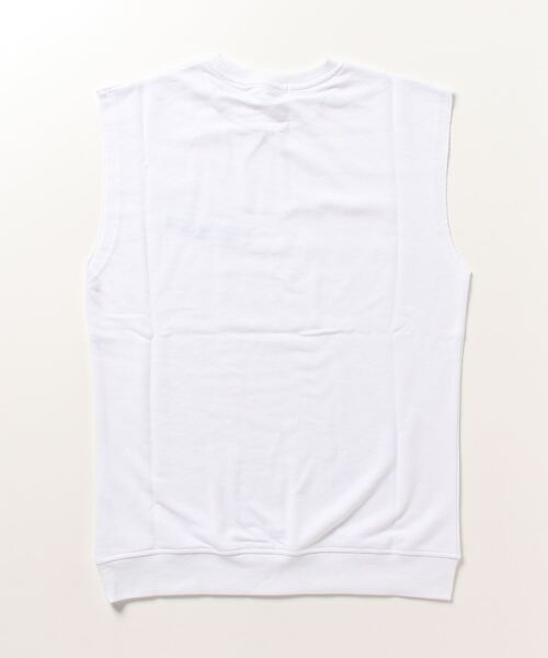 EVOLUTION(エボリューション)の「夏に最適なノースリーブベスト ノースリーブTシャツ(Tシャツ/カットソー・メンズ・オフホワイト/ブラック/ライトグレー・MEDIUM/LARGE/X-LARGE)」の4枚目の写真