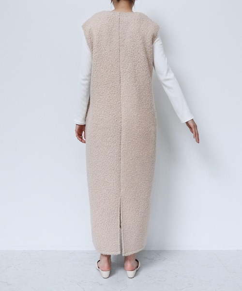 ADORE アドーア◇ウール素材のVネックワンピース◇36 ADORE アドーア◇ウール素材のVネックワンピース◇36