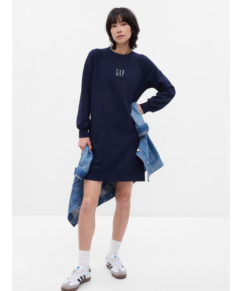 GAP（ギャップ）の「ヴィンテージソフト Gapロゴ スウェットワンピース（ワンピース・レディース・ネイビー/カーキ/ブラック/ライトグレー/ベージュ・L/S/M/XL/XS/XXS）」の12枚目の写真
