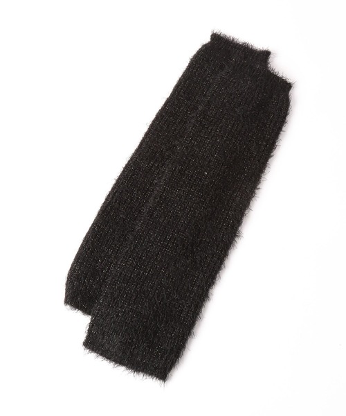 PAGEBOY（ページボーイ）の「フェザーレッグウォーマー（レッグウォーマー・レディース・ブラック/ホワイト・FREE）」の5枚目の写真