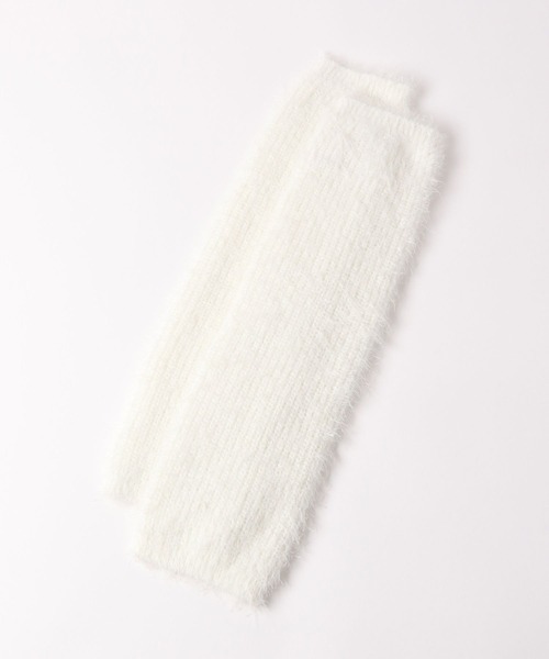 PAGEBOY（ページボーイ）の「フェザーレッグウォーマー（レッグウォーマー・レディース・ブラック/ホワイト・FREE）」の6枚目の写真