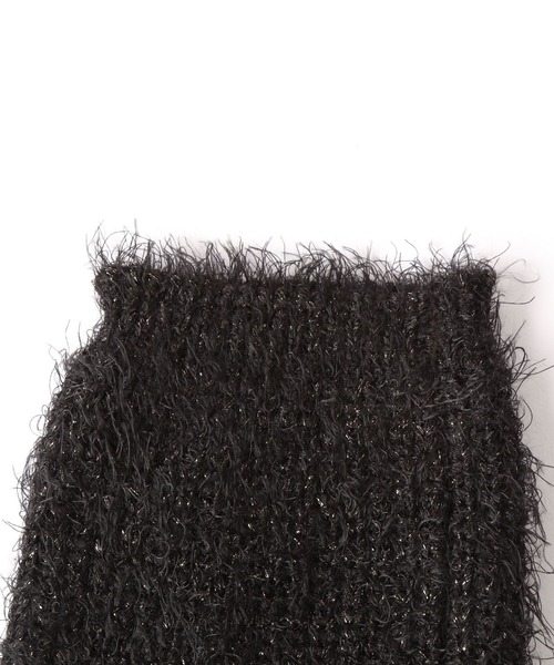 PAGEBOY（ページボーイ）の「フェザーレッグウォーマー（レッグウォーマー・レディース・ブラック/ホワイト・FREE）」の7枚目の写真