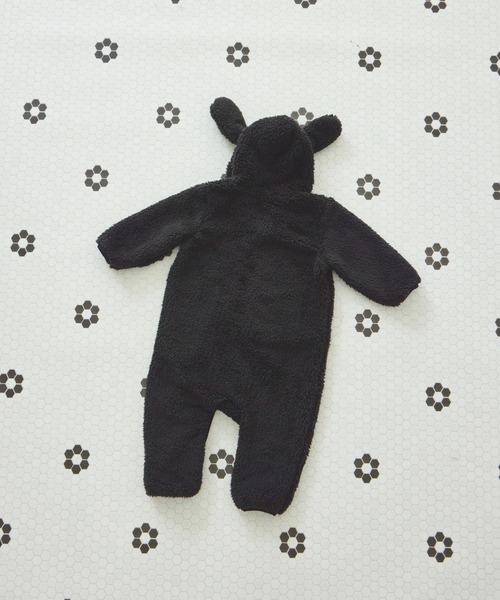 pairmanon（ペアマノン）の「【リンクコーデ】【ベビー】 ボア アニマル 耳付き カバーオール ロンパース（ロンパース・キッズ・アイボリー/ブラック/ピンク系その他/ブラック系その他/ホワイト系その他/ベージュ系その他/ベージュ/モカ/ブラック系その他2・70/80）」の19枚目の写真