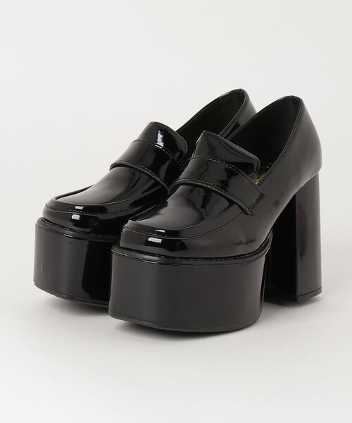 LOVEHUNTER(ラブハンター)の「Love Hunter /10.5cm厚底 チャンキーヒール スクエアトゥ ローファー ビットローファー (1634)(1635)(ローファー・レディース・ブラック系その他/アイボリー/アイボリー系2/ブラック/ブラック系2/ブラック系その他2/シルバー/シルバー系その他2・L/M/S/LL/SS/3L)」の15枚目の写真