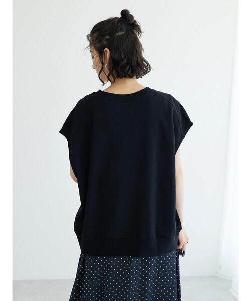 CRAFT STANDARD BOUTIQUE(クラフトスタンダードブティック)の「ミニ裏毛 パウダー加工 2wayクラックPTベスト(ベスト・レディース・グリーン/ブラック/ブラウン/オレンジ系その他・FREE)」の22枚目の写真