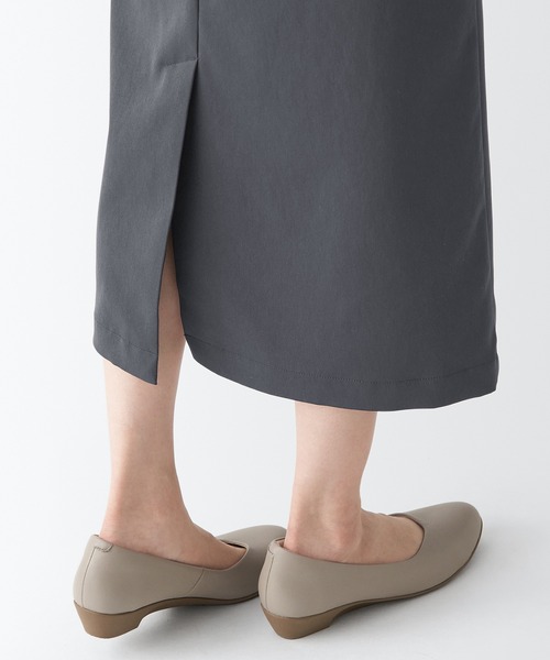 無印良品（ムジルシリョウヒン）の「再生ポリエステルタックスカート（スカート・レディース・ブラック/グレー/ダークグレー・XXL/XS/M/L/S/XL）」の9枚目の写真