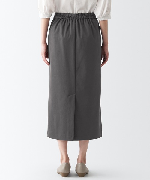 無印良品（ムジルシリョウヒン）の「再生ポリエステルタックスカート（スカート・レディース・ブラック/グレー/ダークグレー・XXL/XS/M/L/S/XL）」の16枚目の写真