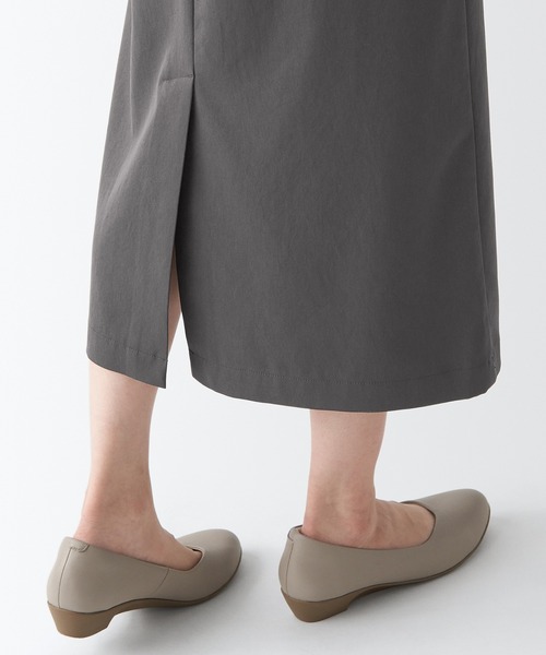 無印良品（ムジルシリョウヒン）の「再生ポリエステルタックスカート（スカート・レディース・ブラック/グレー/ダークグレー・XXL/XS/M/L/S/XL）」の19枚目の写真