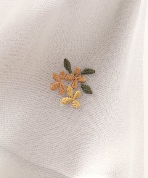 apres les cours（アプレレクール）の「【リンクコーデ可能】キンモクセイ・アジサイ刺繍チュニック（チュニック・キッズ・アイボリー/ラベンダー・110/120/100/90/130/140/80）」の16枚目の写真