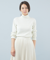 ELFORBR | シルク×コットンリブタートル(ニット/セーター)