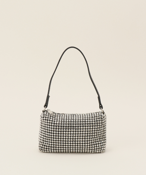 U by SPICK&SPAN(ユーバイスピックアンドスパン)の「≪追加≫【URBAN EXPRESSION】 Ginger Mini Bijou Bag2(ハンドバッグ・レディース・シルバー・FREE)」の3枚目の写真