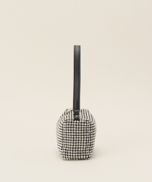 U by SPICK&SPAN(ユーバイスピックアンドスパン)の「≪追加≫【URBAN EXPRESSION】 Ginger Mini Bijou Bag2(ハンドバッグ・レディース・シルバー・FREE)」の4枚目の写真
