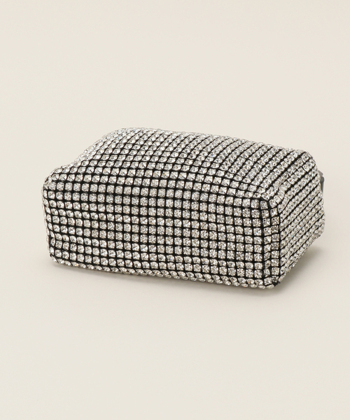 U by SPICK&SPAN(ユーバイスピックアンドスパン)の「≪追加≫【URBAN EXPRESSION】 Ginger Mini Bijou Bag2(ハンドバッグ・レディース・シルバー・FREE)」の6枚目の写真