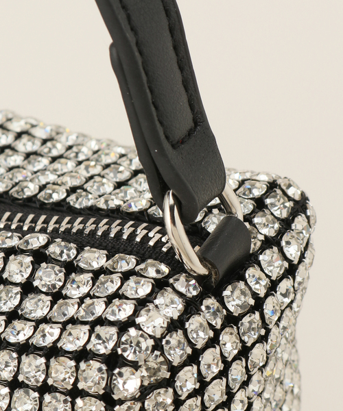 U by SPICK&SPAN(ユーバイスピックアンドスパン)の「≪追加≫【URBAN EXPRESSION】 Ginger Mini Bijou Bag2(ハンドバッグ・レディース・シルバー・FREE)」の9枚目の写真