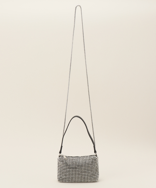 U by SPICK&SPAN(ユーバイスピックアンドスパン)の「≪追加≫【URBAN EXPRESSION】 Ginger Mini Bijou Bag2(ハンドバッグ・レディース・シルバー・FREE)」の13枚目の写真