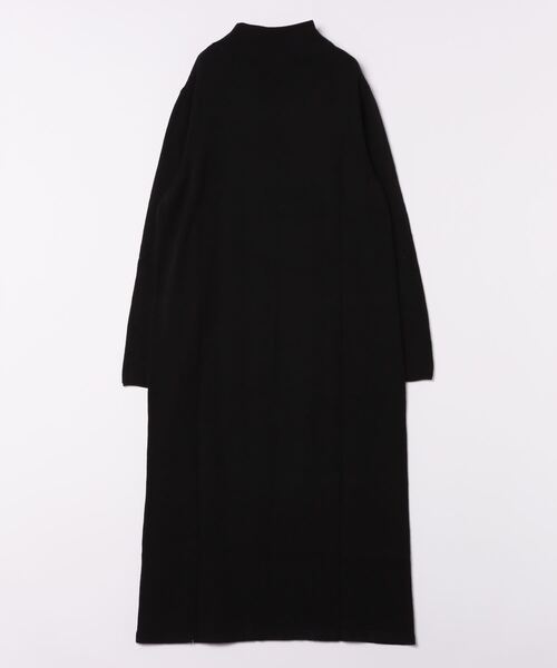 BENETTON (UNITED COLORS OF BENETTON)（ベネトンユナイテッドカラーズオブベネトン）の「ハイネックIラインニットワンピース（ワンピース・レディース・グレー/ブラック/ベージュ・LARGE/SMALL/MEDIUM）」の4枚目の写真