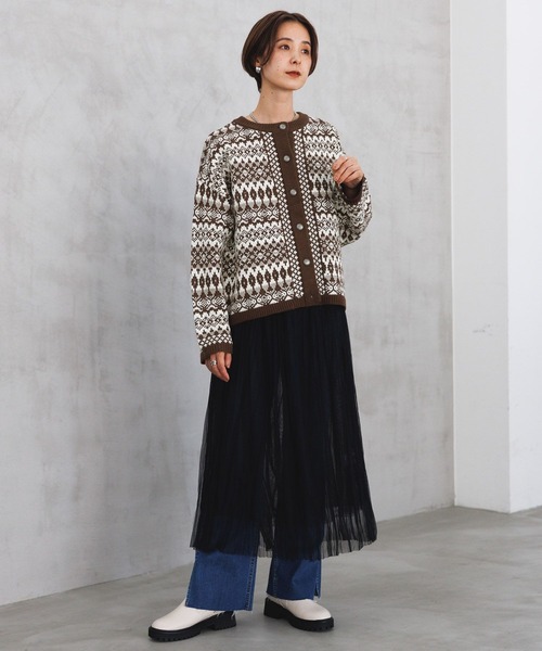 LEPSIM(レプシィム)の「チュールレイヤーキャミワンピース 967934(ワンピース・レディース・ブラウン/ブラック・FREE)」の3枚目の写真