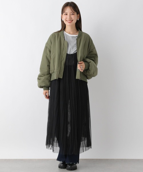 LEPSIM(レプシィム)の「チュールレイヤーキャミワンピース 967934(ワンピース・レディース・ブラウン/ブラック・FREE)」の6枚目の写真