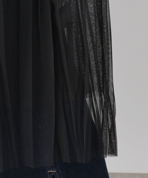 LEPSIM(レプシィム)の「チュールレイヤーキャミワンピース 967934(ワンピース・レディース・ブラウン/ブラック・FREE)」の16枚目の写真