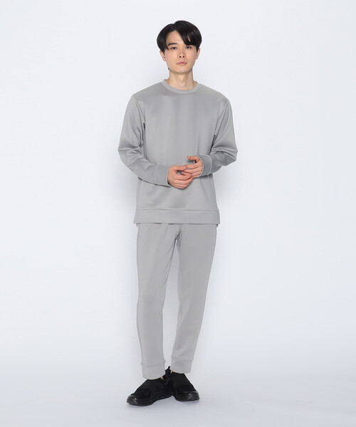 COMME CA ISM（コムサイズム）の「ファンクショナルジャージ ダンボール プルオーバー（スウェット・メンズ・ライトグレー/ブラック/ブルー/ボルドー・MEDIUM/LARGE）」の5枚目の写真