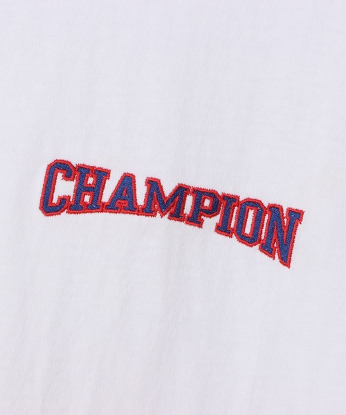 Champion(チャンピオン)の「【Champion/チャンピオン】メンズ アクションスタイル ロングスリーブTシャツ(Tシャツ/カットソー・メンズ・オレンジ/ホワイト/グレー/ブラック・LARGE/X-LARGE/MEDIUM/SMALL)」の5枚目の写真