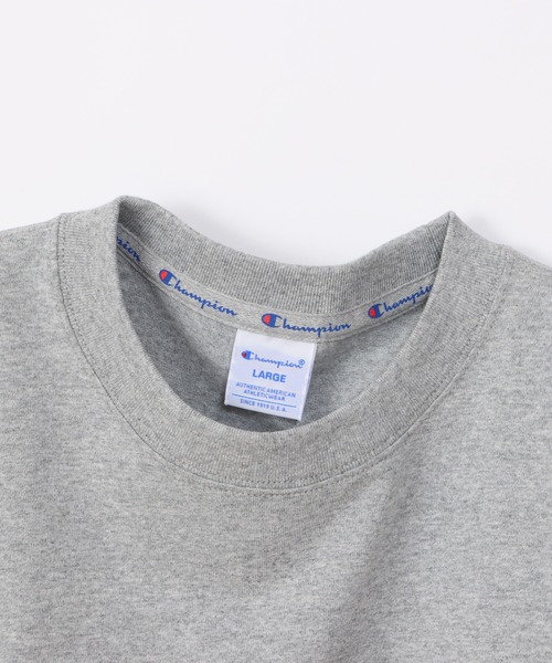 Champion(チャンピオン)の「【Champion/チャンピオン】メンズ アクションスタイル ロングスリーブTシャツ(Tシャツ/カットソー・メンズ・オレンジ/ホワイト/グレー/ブラック・LARGE/X-LARGE/MEDIUM/SMALL)」の19枚目の写真