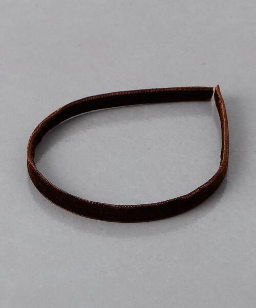 UNITED ARROWS(ユナイテッドアローズ)の「<IRIS 47>VELVET ヘッドバンド(カチューシャ・レディース・ブラック/ブラウン・FREE)」の6枚目の写真