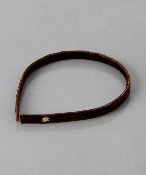 UNITED ARROWS(ユナイテッドアローズ)の「<IRIS 47>VELVET ヘッドバンド(カチューシャ・レディース・ブラック/ブラウン・FREE)」の7枚目の写真