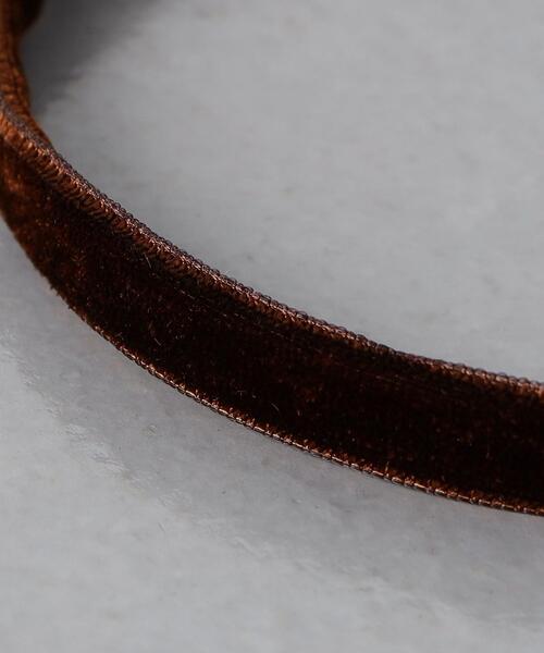 UNITED ARROWS(ユナイテッドアローズ)の「<IRIS 47>VELVET ヘッドバンド(カチューシャ・レディース・ブラック/ブラウン・FREE)」の13枚目の写真