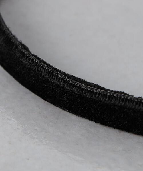 UNITED ARROWS(ユナイテッドアローズ)の「<IRIS 47>VELVET ヘッドバンド(カチューシャ・レディース・ブラック/ブラウン・FREE)」の10枚目の写真