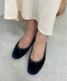SHENERY（シーナリー）の「ベルベットバレエシューズ（バレエシューズ）」