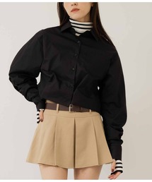 ANAP | 袖ギャサーデザインクロップドシャツ(シャツ/ブラウス)