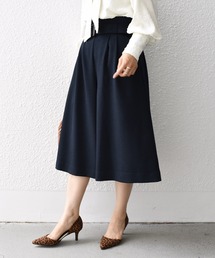 【ZOZO限定】SHIPS.me:ベルテッド キュロット パンツ