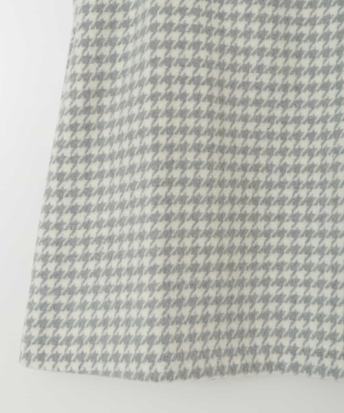 a.v.v（アーヴェヴェ）の「[140-150]【セットアップ対応】シャギーチェック台形スカート（スカート・キッズ・ライトグレー/ブラック・140/150）」の13枚目の写真
