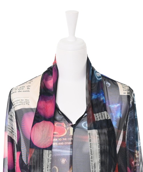 Narcissus（ナルシス）の「【MIDVEIN】ガラリボンブラウス（シャツ/ブラウス・レディース・ブラック・FREE）」の11枚目の写真