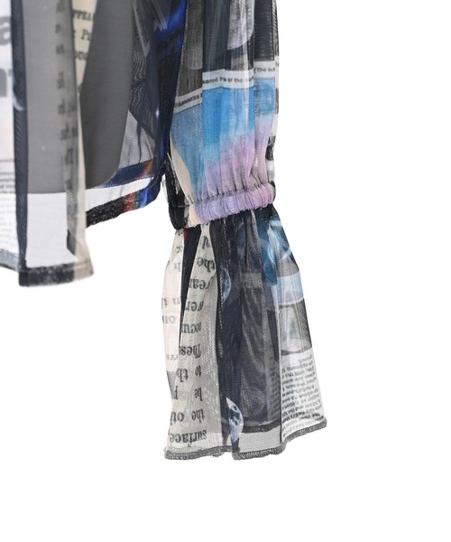 Narcissus（ナルシス）の「【MIDVEIN】ガラリボンブラウス（シャツ/ブラウス・レディース・ブラック・FREE）」の12枚目の写真