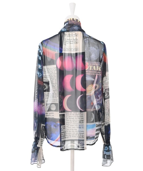 Narcissus（ナルシス）の「【MIDVEIN】ガラリボンブラウス（シャツ/ブラウス・レディース・ブラック・FREE）」の8枚目の写真