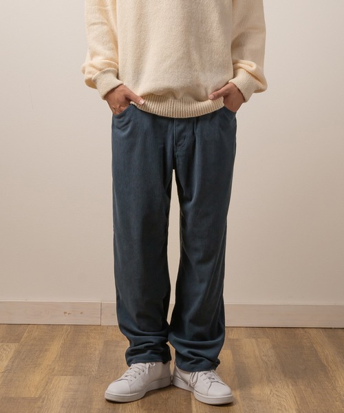 SlashDate(スラッシュデイト)の「コーデュロイルーズテーパードパンツ/イージーパンツ(チノパンツ・メンズ・ブラック/カーキ/ネイビー/ベージュ・M/L/XL)」の21枚目の写真