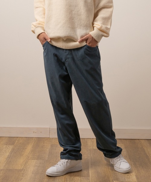 SlashDate(スラッシュデイト)の「コーデュロイルーズテーパードパンツ/イージーパンツ(チノパンツ・メンズ・ブラック/カーキ/ネイビー/ベージュ・M/L/XL)」の22枚目の写真