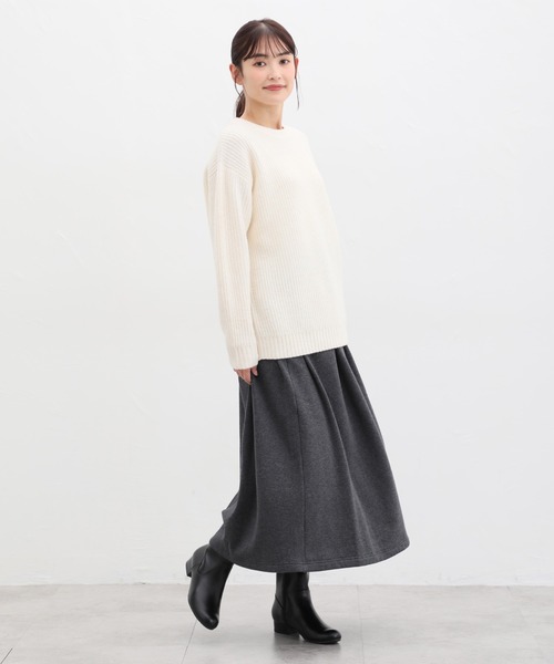 Honeys（ハニーズ）の「暖裏起毛あったかストレッチロングスカート