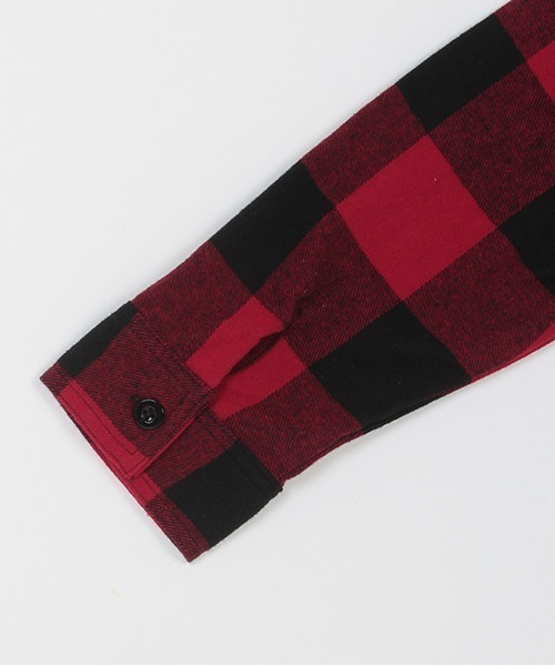 X-girl Stages（エックスガールステージス）の「チェックシャツワンピース（シャツワンピース・キッズ・ホワイト/レッド・140cm/130cm/110cm/120cm/100cm/90cm）」の9枚目の写真