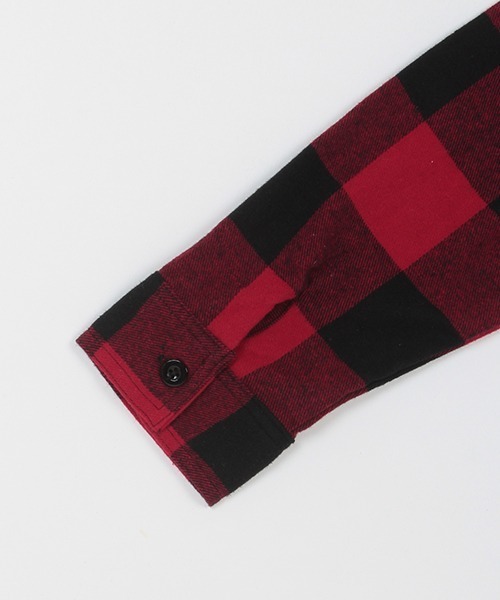 X-girl Stages（エックスガールステージス）の「チェックシャツワンピース（シャツワンピース・キッズ・ホワイト/レッド・140cm/130cm/110cm/120cm/100cm/90cm）」の18枚目の写真