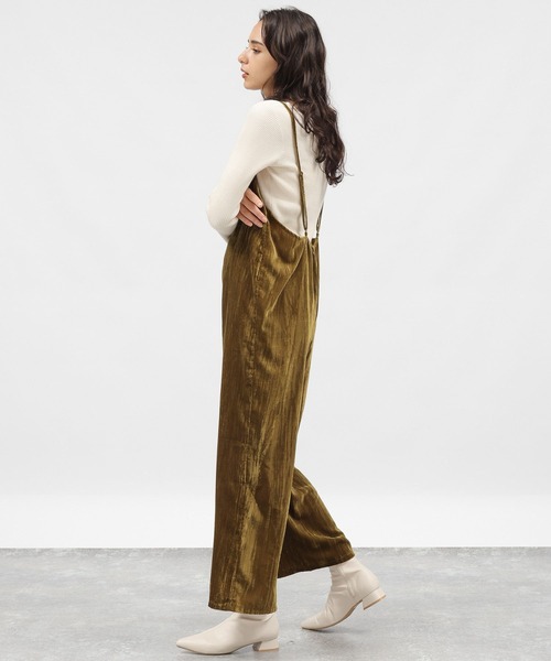 LAKOLE（ラコレ）の「ベロアサロペット / 983322（サロペット/オーバーオール・レディース・グレー/ネイビー/マスタード・SMALL/MEDIUM）」の11枚目の写真