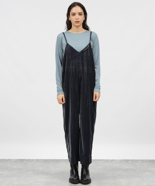 LAKOLE（ラコレ）の「ベロアサロペット / 983322（サロペット/オーバーオール・レディース・グレー/ネイビー/マスタード・SMALL/MEDIUM）」の22枚目の写真